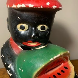 Vintage Americana Bank Statue